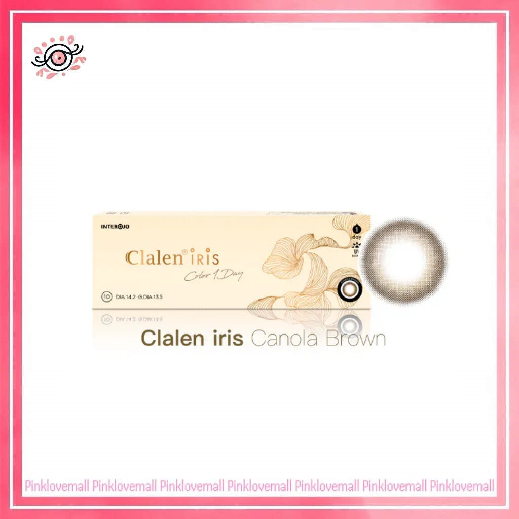 Clalen Iris 1 Day Canola Brown|日拋彩妝隱形眼鏡|每盒10片