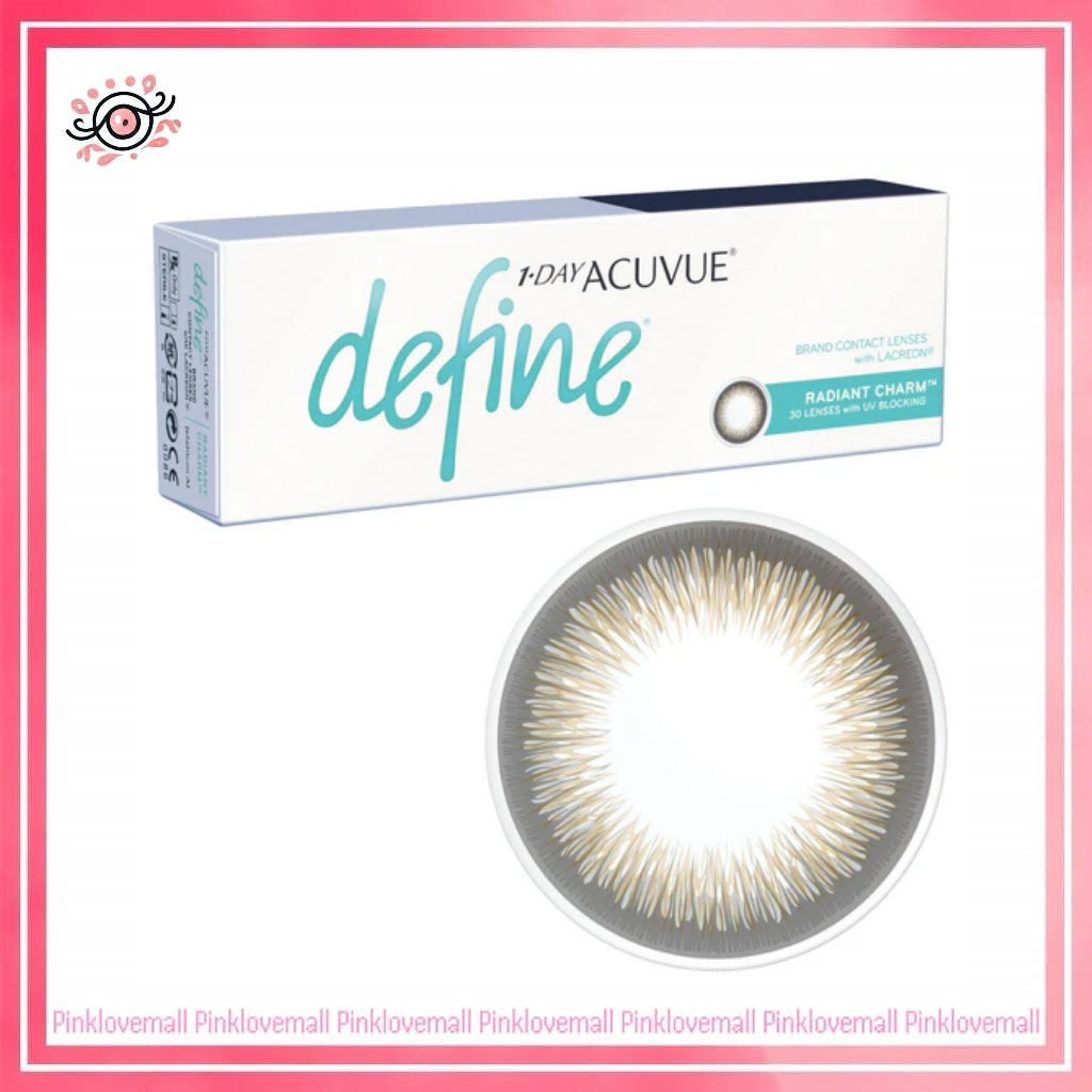 ACUVUE 強生 Define Classic 閃鑽金|日拋透明隱形眼鏡|每盒30片