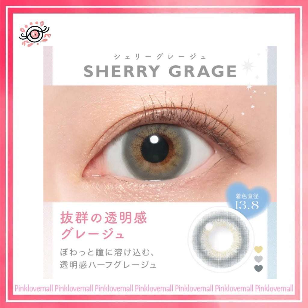Candy Magic Blue Light Barrier 1 Day Sherry Grage｜日拋彩妝隱形眼鏡｜每盒10片