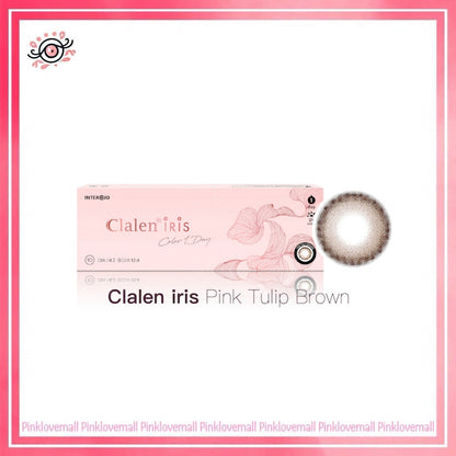 Clalen Iris 1 Day Pink Tulip Brown｜日拋彩妝隱形眼鏡｜每盒10片
