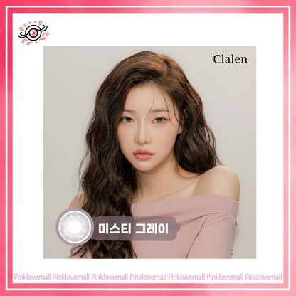 Clalen O2O2 Color M 1 Month Mysti Grey EX｜月拋彩妝隱形眼鏡｜每盒2片