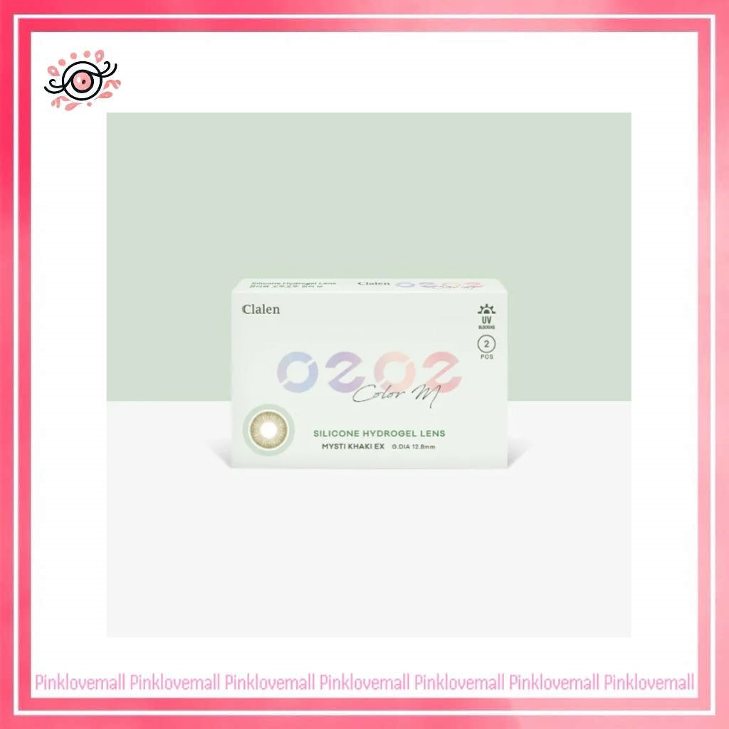 Clalen O2O2 Color M 1 Month Mysti Khaki EX｜月拋彩妝隱形眼鏡｜每盒2片