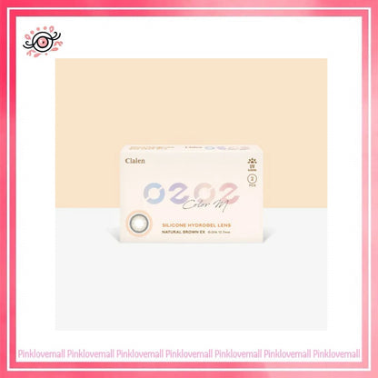 Clalen O2O2 Color M 1 Month Natural Brown EX｜月拋彩妝隱形眼鏡｜每盒2片