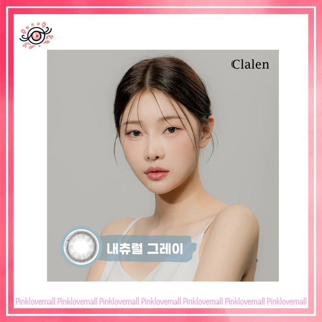 Clalen O2O2 Color M 1 Month Natural Grey EX｜月拋彩妝隱形眼鏡｜每盒2片