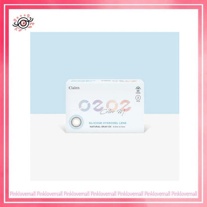 Clalen O2O2 Color M 1 Month Natural Grey EX｜月拋彩妝隱形眼鏡｜每盒2片