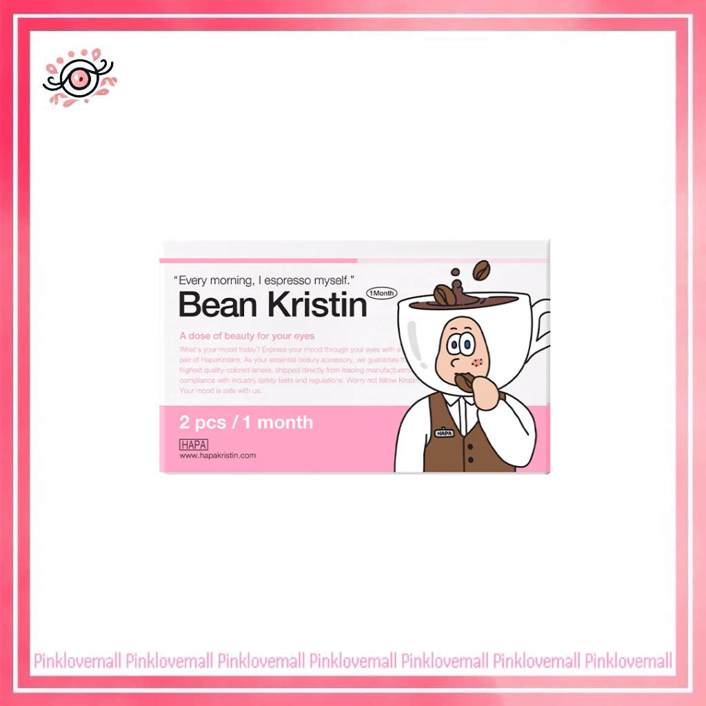 Hapa Kristin Bean Kristin 1 Month Cold Brown｜月拋彩妝隱形眼鏡｜每盒2片