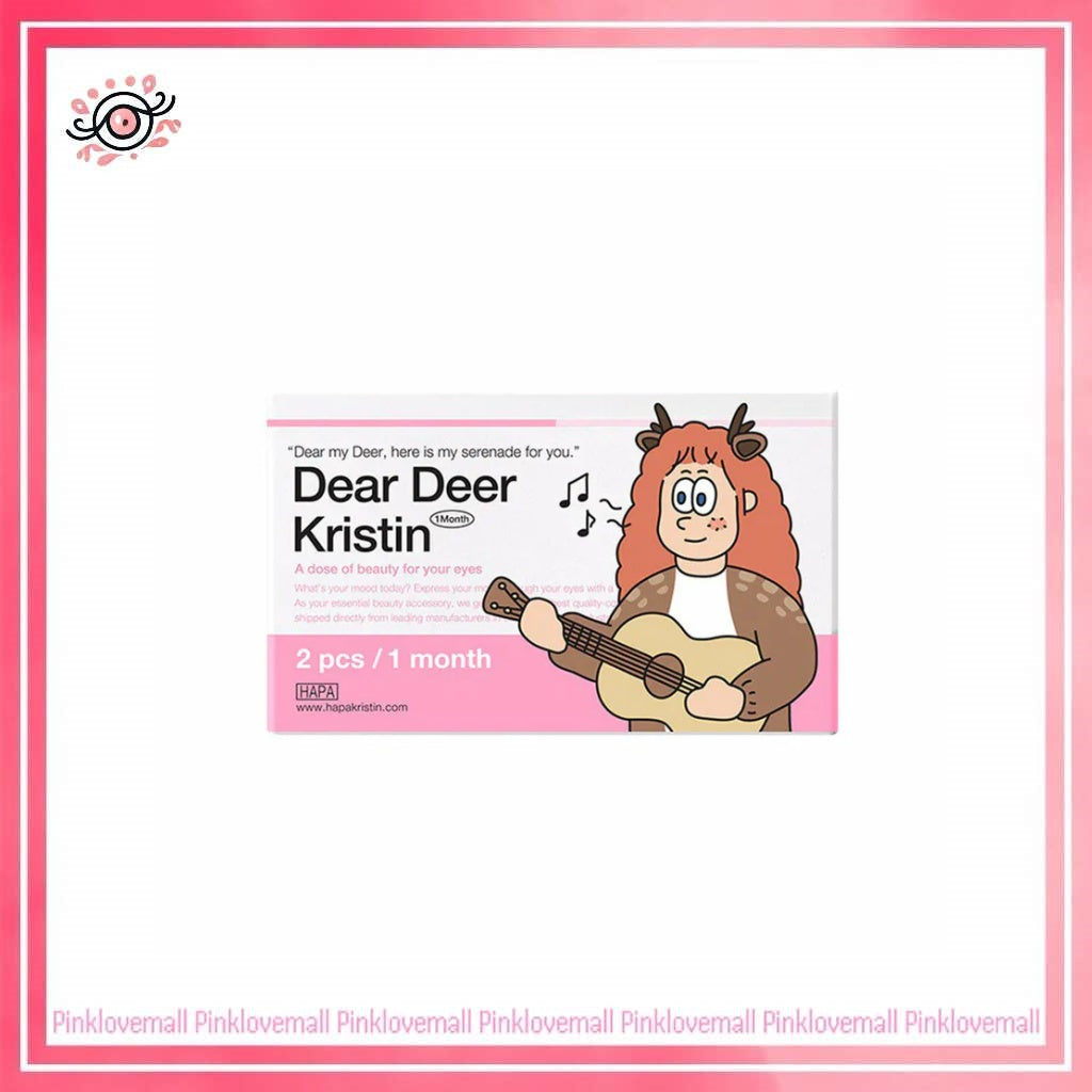 Hapa Kristin Dear Deer Kristin 1 Month Bam Brown (Chestnut Brown)｜月拋彩妝隱形眼鏡｜每盒2片