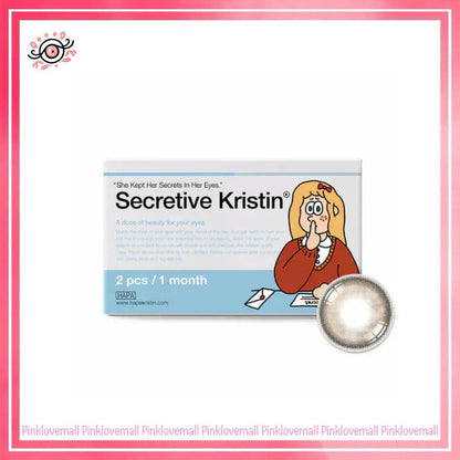 Hapa Kristin Secretive Kristin 1 Month Beige｜月拋彩妝隱形眼鏡｜每盒2片