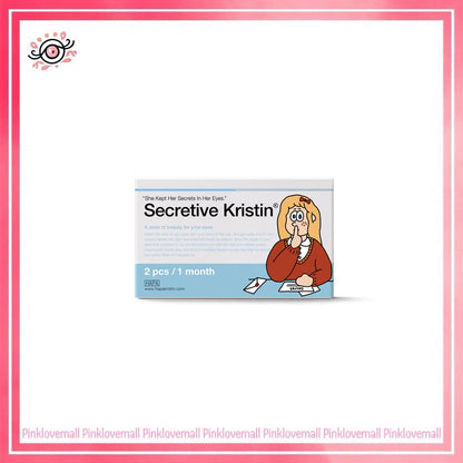 Hapa Kristin Secretive Kristin 1 Month Gray｜月拋彩妝隱形眼鏡｜每盒2片
