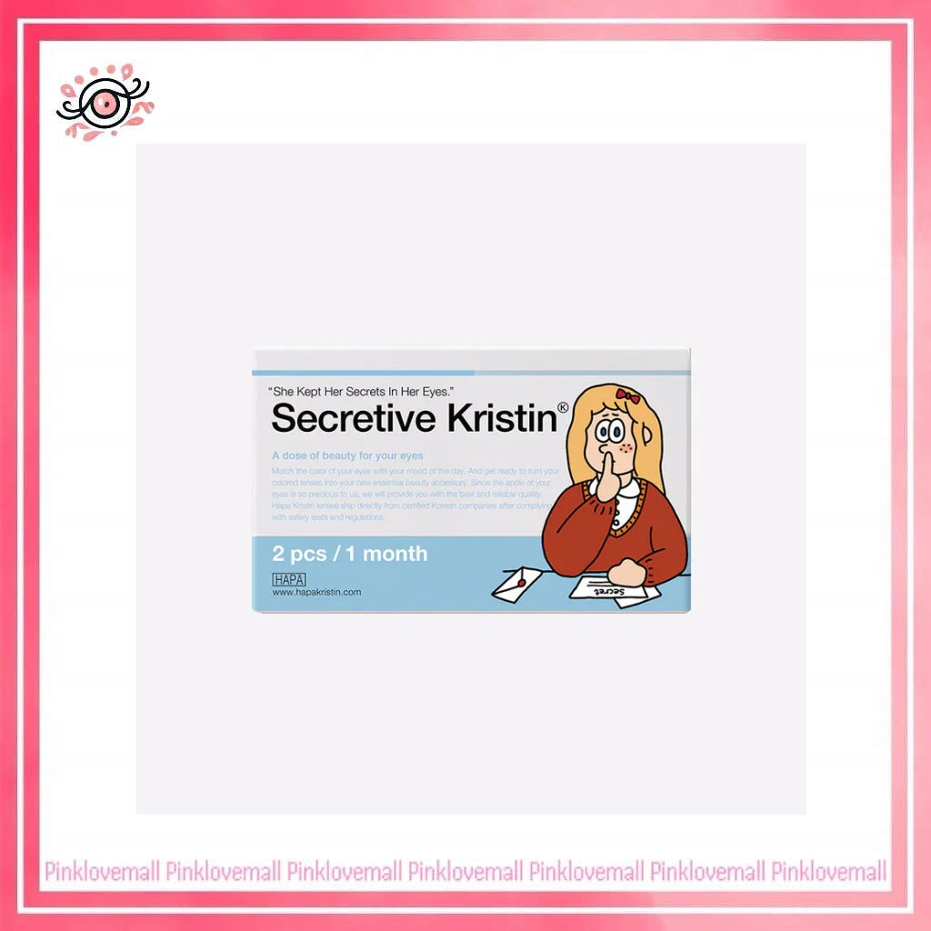 [大眼版] Hapa Kristin Secretive Kristin 1 Month Plus Brown｜月拋彩妝隱形眼鏡｜每盒2片
