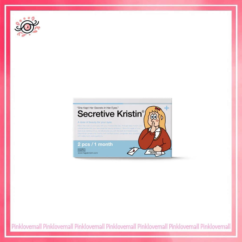 [大眼版] Hapa Kristin Secretive Kristin 1 Month Plus Olive｜月拋彩妝隱形眼鏡｜每盒2片